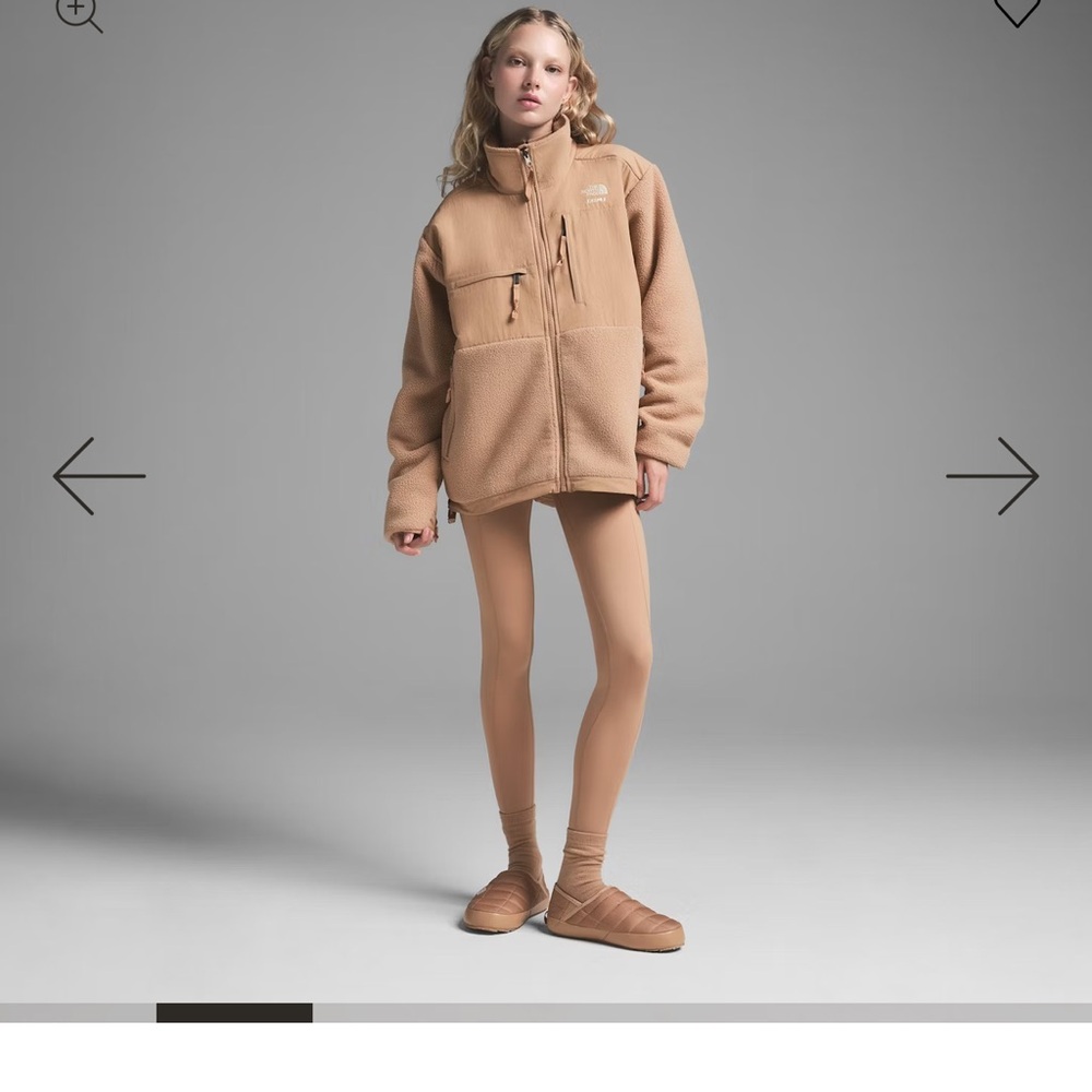 SKIMS x The North Face Denali Fleece Jacket Ochre
